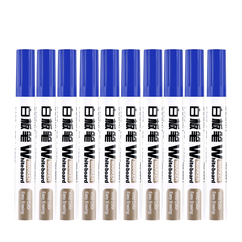 得力(deli) 思达 6801白板笔 黑/红/蓝 10支/盒