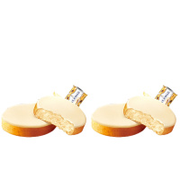 伯力爵 烘烤糕点 早餐吐司白巧克力味480g*2盒 脆吐司饼干零食营养早餐食品 西式糕点点心
