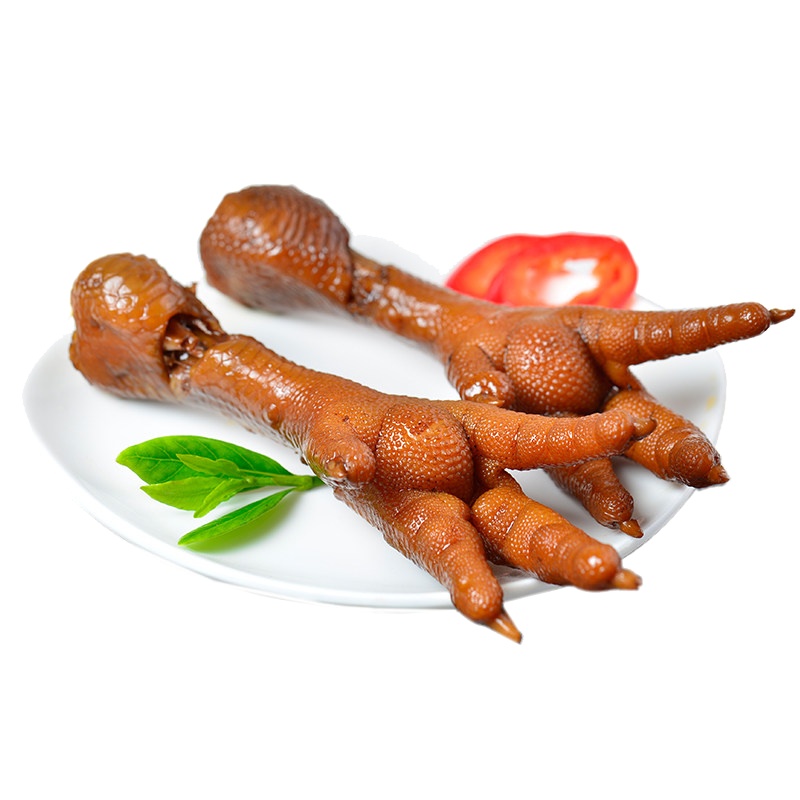 尹家沟帮子熟食 香辣鸡爪25g*10袋 卤味凤爪肉类零食小吃 中华老字号