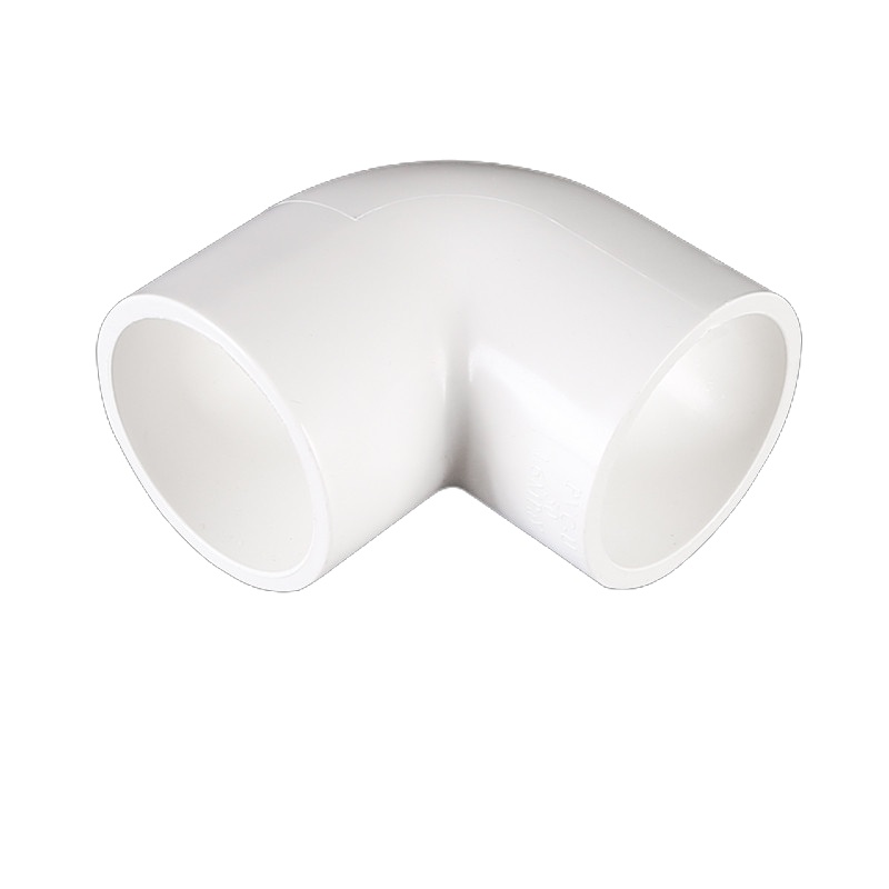 联塑PVC50mm弯头 10个装白色
