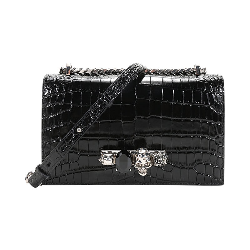 亚历山大·麦昆 ALEXANDER MCQUEEN 女士 牛皮革单肩斜挎包554128 1HB0Y