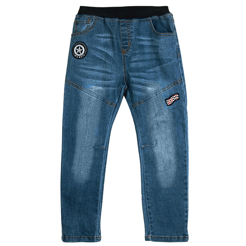 铅笔俱乐部童装2019秋装新款男童牛仔裤中大童牛仔长裤儿童休闲裤