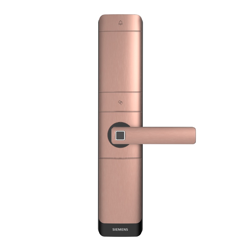 西门子指纹锁 智能锁家用防盗门锁密码锁 电子锁 C320咖啡色