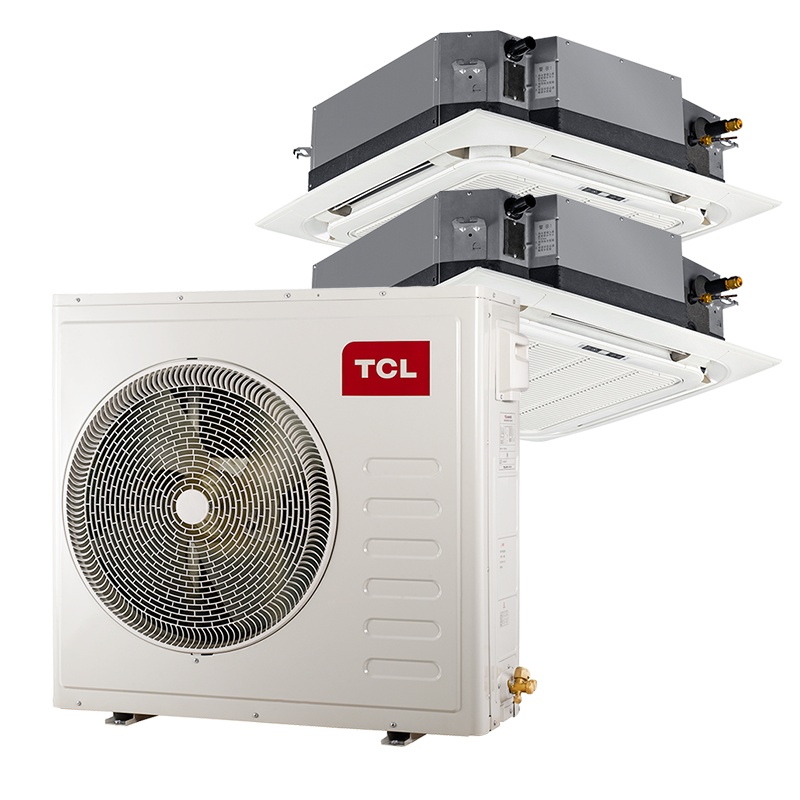 TCL中央空调 4匹一拖二多联天花机 直流变频三菱压缩机一级能效 嵌入式冷暖吸顶机 TMV-Vd100W/N1
