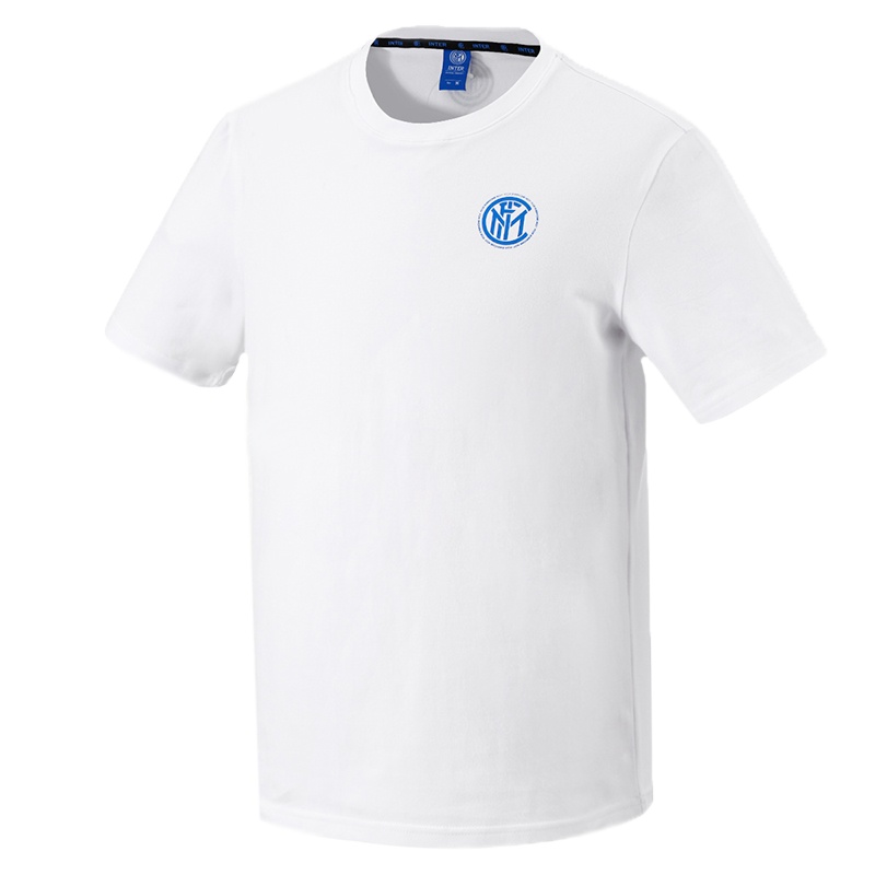 国际米兰俱乐部Inter Milan官方2020夏季男新款T恤简约时尚运动休闲短袖圆领套头衫高档棉氨印花设计感宽松上衣