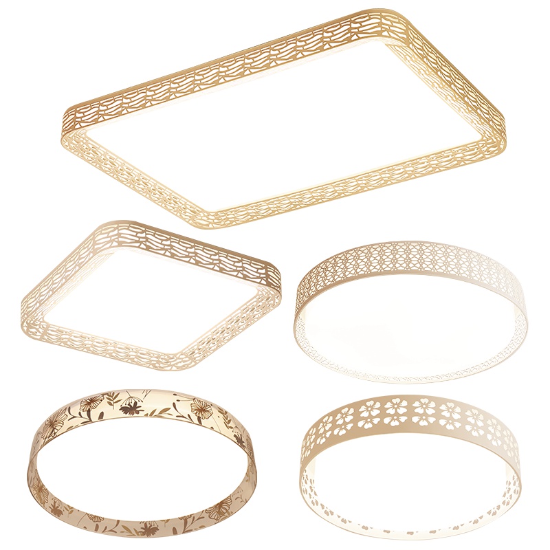 Grevol品拓(PINTUO)全屋LED吸顶灯客厅灯简约现代吸顶灯亚克力餐厅卧室长方形大气成套组合灯具套餐25M2