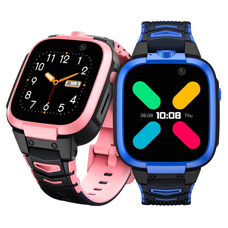 小寻4G全网通小米小寻智能电话手表手环X3高中初小学生儿童手表防水gps定位功能双摄视频通话支付男女孩子运动天才粉色版