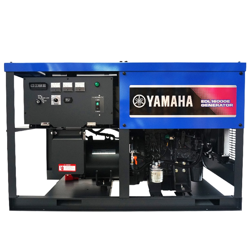 雅马哈柴油发电机组12KW日本正品原装进口EDL16000E电起动单相四冲程三缸静音大型商用铁路工程