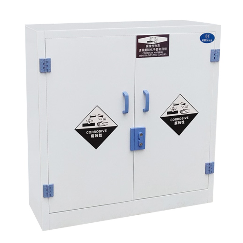 [一鹏]PP酸碱柜 30加仑实验室化学药品安全柜 耐防腐蚀强酸强碱双锁试剂储存柜