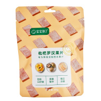 宝宝馋了无添加水果条儿童零食枇杷罗汉果片单包装45g