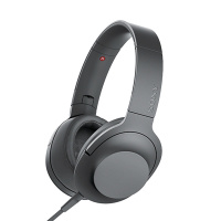 索尼(SONY)MDR-H600A 头戴式高解析度立体声耳机 有线控(灰黑色)