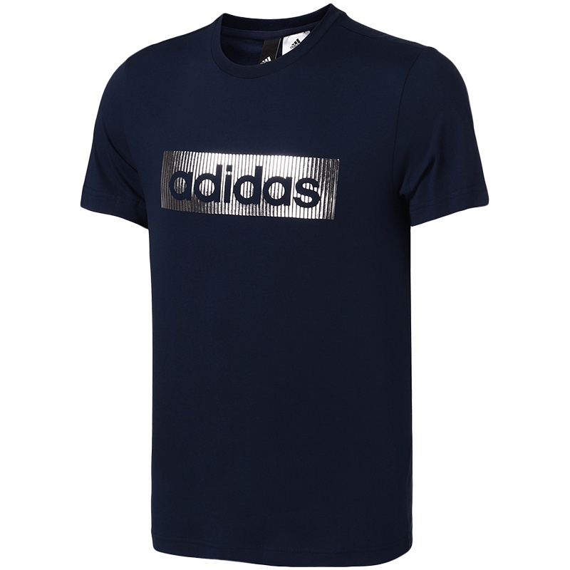 【自营】adidas阿迪达斯男子短袖T恤休闲运动服DT2583 L DT2583蓝