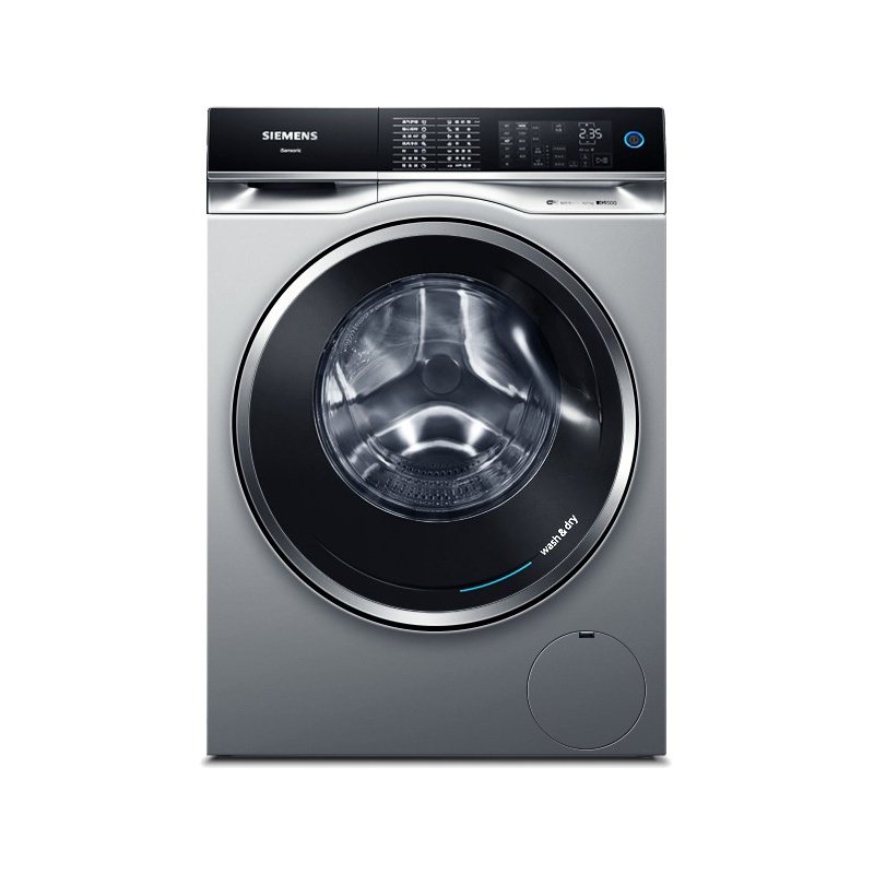西门子（SIEMENS）10公斤 洗烘一体机 全自动变频滚筒洗衣机 洗干一体 热风除菌 家居互联 WD14U5X8HW