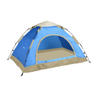 纵贯线ZP-12C 双人单层自动帐篷 浅蓝色