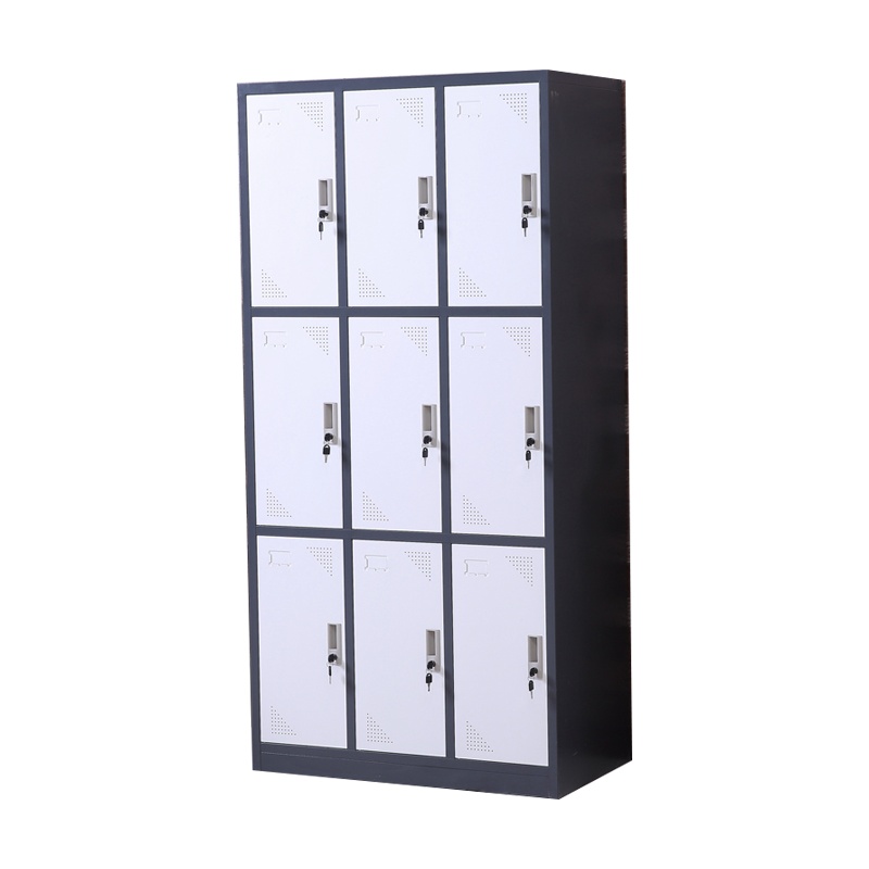 匡大 办公柜0.9米钢制铁皮9门更衣柜储物柜KD-G1090