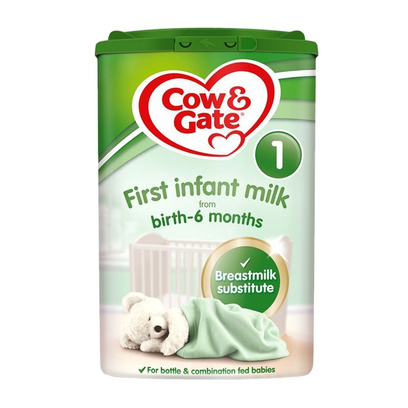 原装进口英国牛栏Cow&Gate婴幼儿牛奶奶粉1段（0-6个月）800g