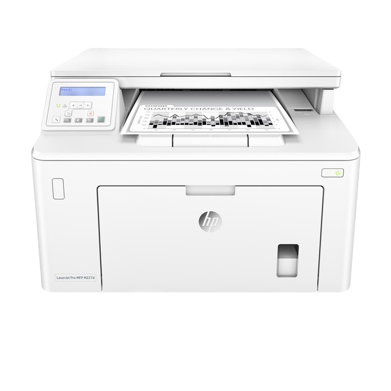 惠普（HP）M227D 黑白激光多功能打印机 三合一 一体机自动双面高速办公复印扫描