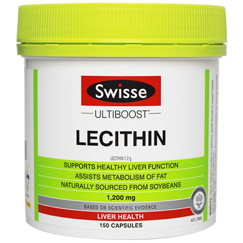 Swisse 卵磷脂 1200毫克 150片/瓶 澳洲进口 膳食营养补充剂 280克[新老包装随机发]