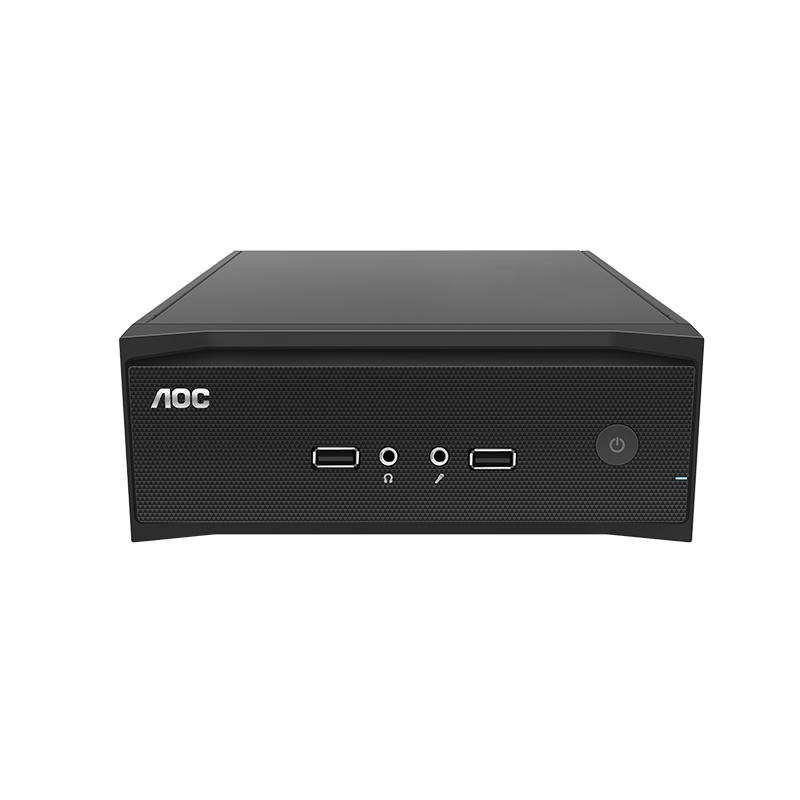 AOC 荣光912家用商用办公mini台式机电脑主机(AMD 9830P 8G 256G固态 Wifi 商用键鼠 )