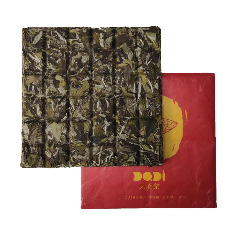 尖选大滴茶 一级白牡丹2019春季福鼎白茶手掰茶饼 核心产区 一品一码 追溯源头