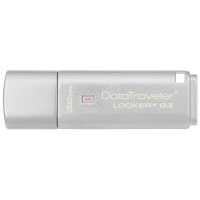 [免邮]金士顿(Kingston)DTLPG3 32GB USB3.0 硬件加密金属银色U盘 256位AES硬件加密