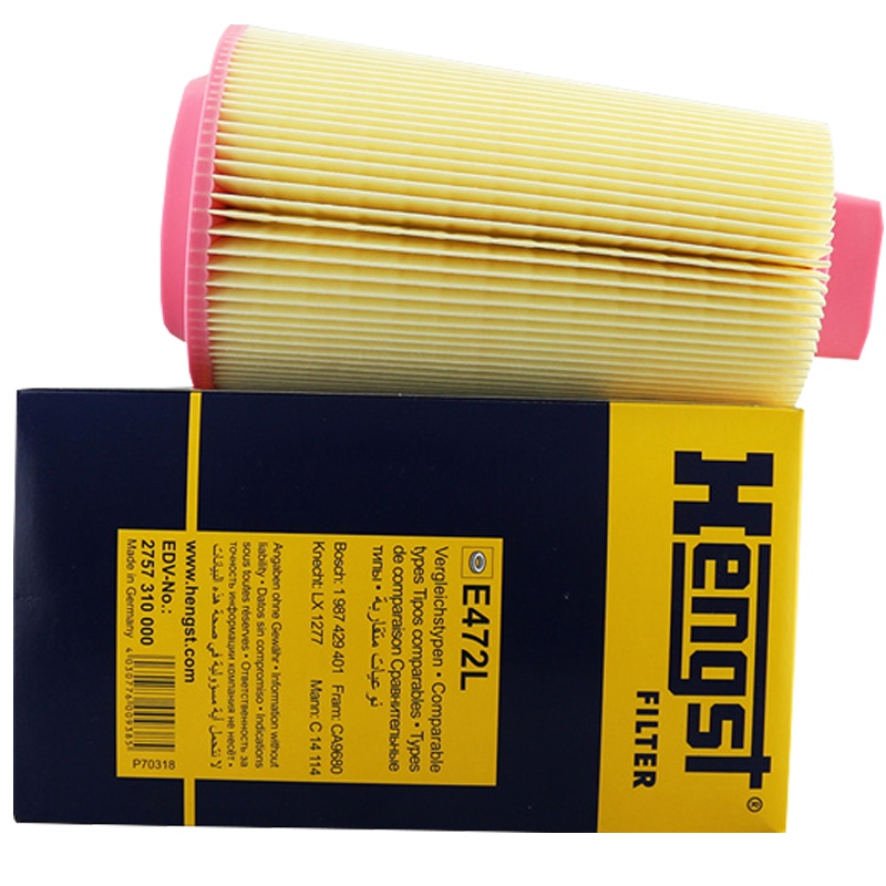 汉格斯特(hengst)空气滤E472L适配奔驰C180K/C200K/CLK200K/SLK200K