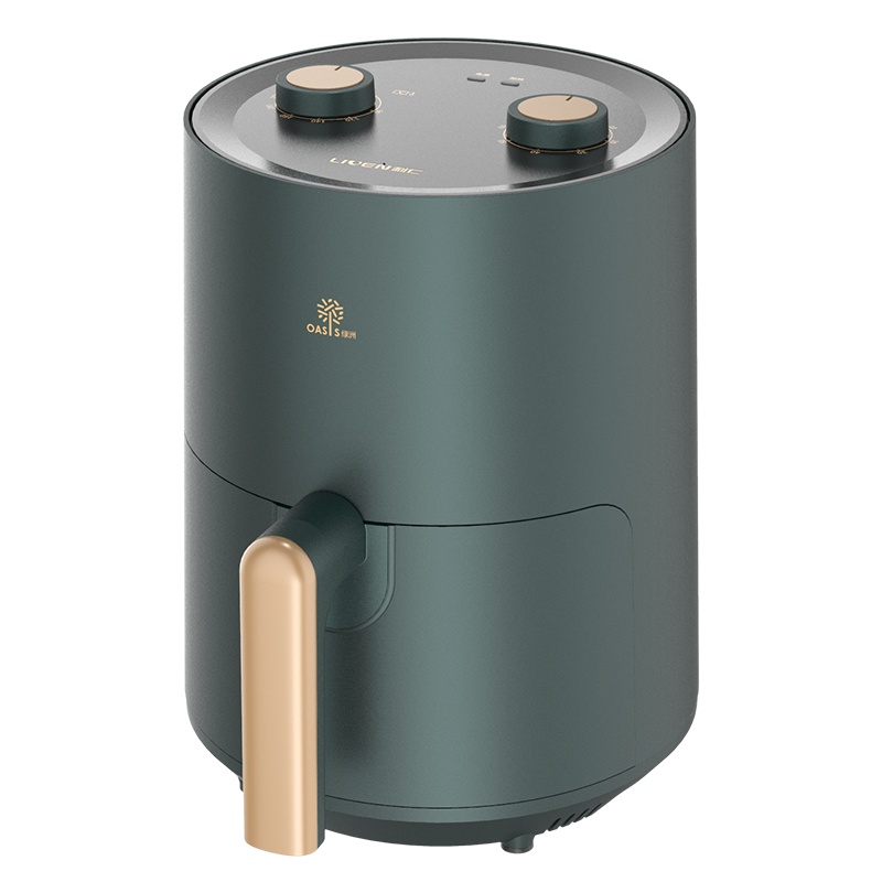 利仁(Liven)绿洲系列空气炸锅家用多功能无油电炸锅 2L容量空气热循环 煎烤烘烤牛排无油烟烘焙甜点薯条机G-12