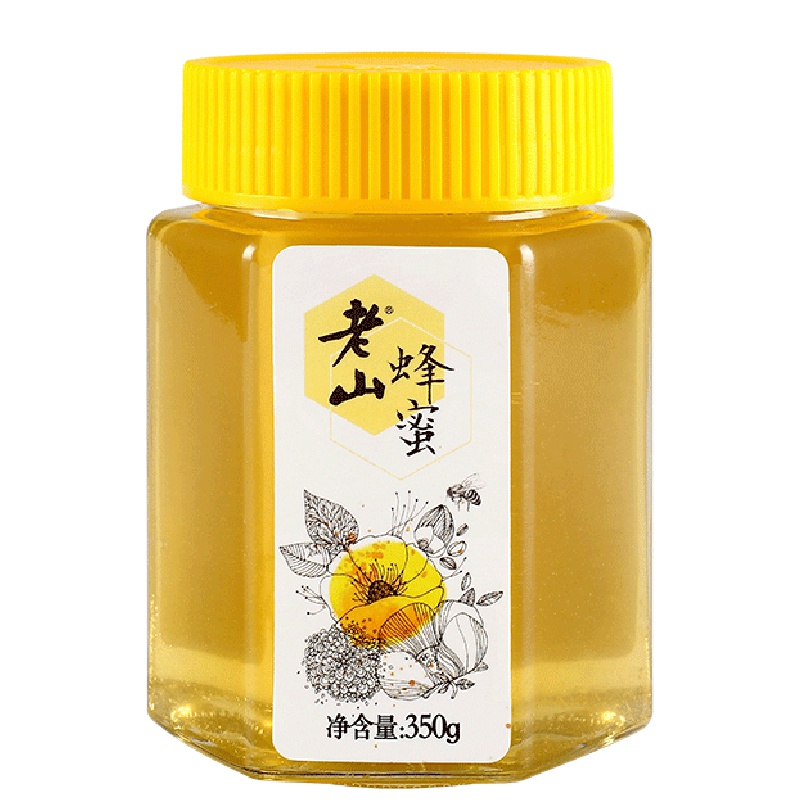 老山蜂蜜350克/瓶纯瓶农家自产洋槐蜜百花源蜂蜜