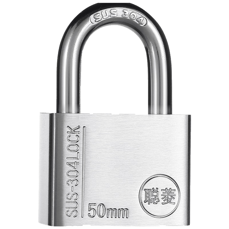 汐岩304挂锁不锈钢挂锁锁头防水锁防锈锁通开挂锁阳台小锁 大锁