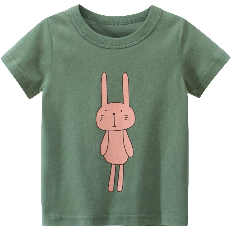 品牌韩版童装儿童短袖T恤2020新款女宝宝衣服元氣小猴STRONGMONKEY