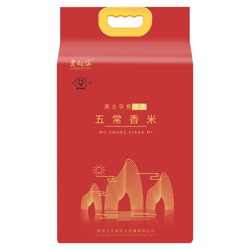 栗稻源 五常大米 优选稻花香米 东北大米长粒粳米 真空包装5kg 免邮