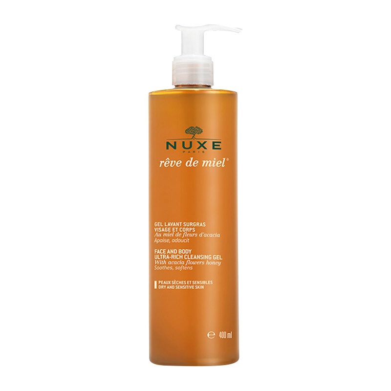 (保税直发)Nuxe欧树 蜂蜜洁面凝胶啫喱 400ml
