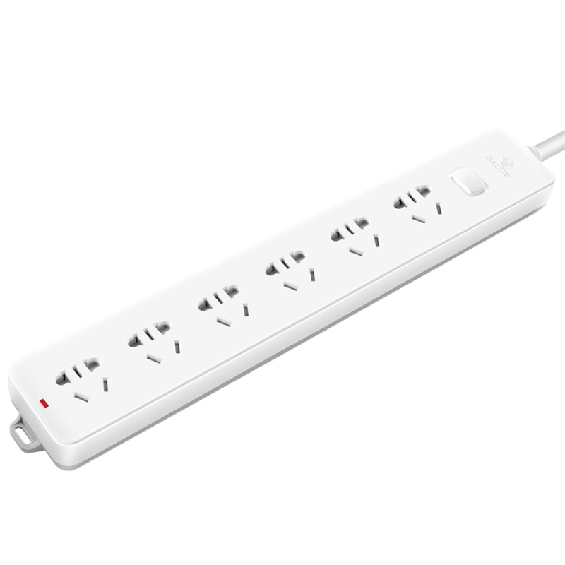 公牛(BULL)新国标GN-107 6位总控全长3米超功率保护插座/插线板/插排 (XF)