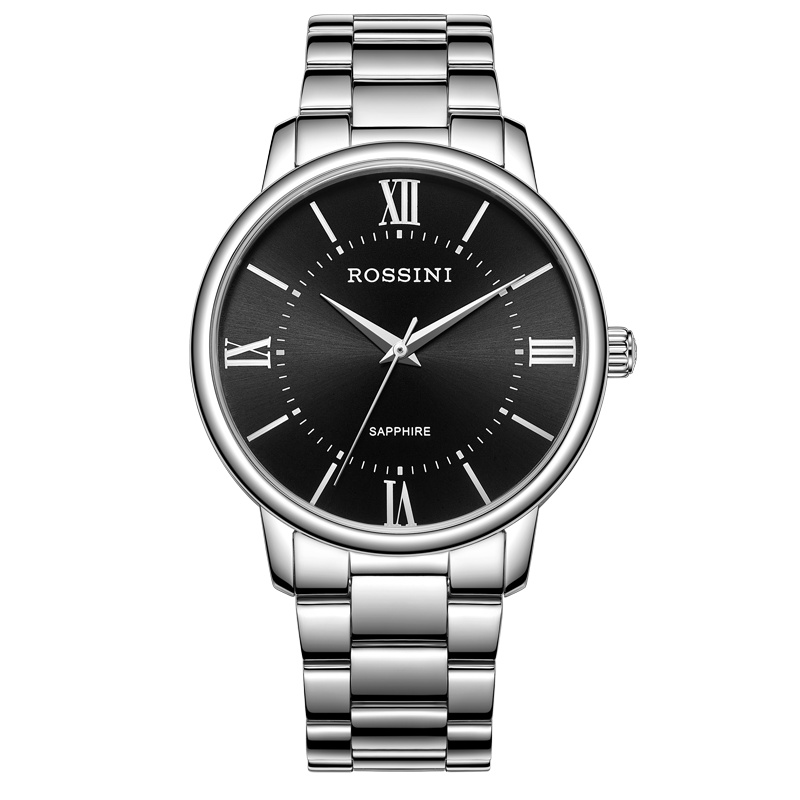 罗西尼（ROSSINI)手表启迪系列2019新品高性价比情侣男表商务风石英表皮带男士腕表