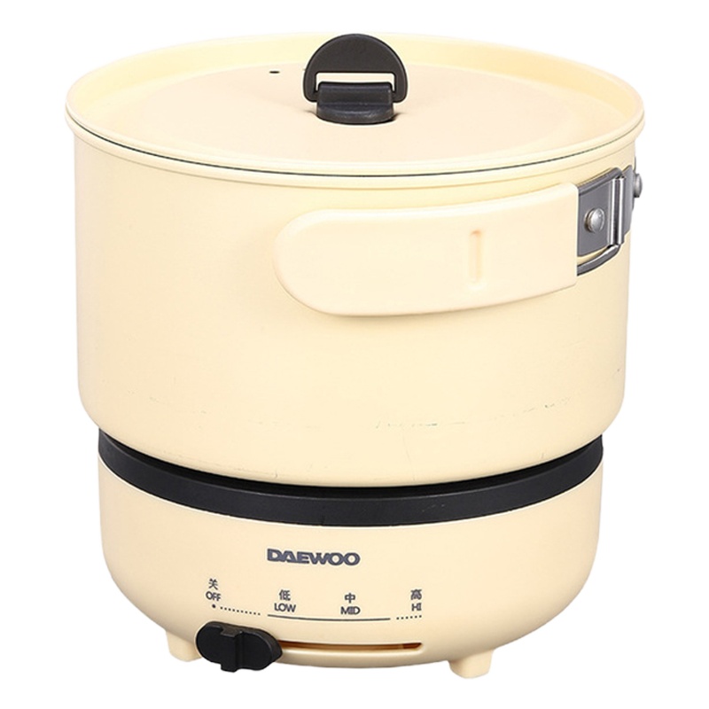 大宇(DAEWOO)电火锅便携式旅行折叠锅电煮锅多功能学生小型宿舍电热锅HG1
