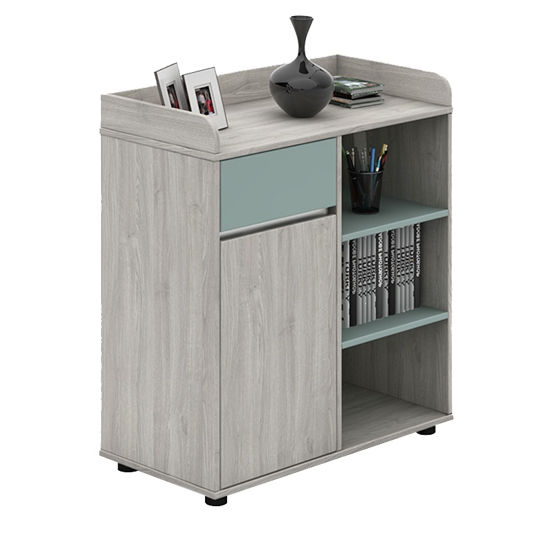 慧采云 办公家具茶水柜现代北欧餐边柜办公室储物柜多功能大容量收纳餐厅茶水柜子