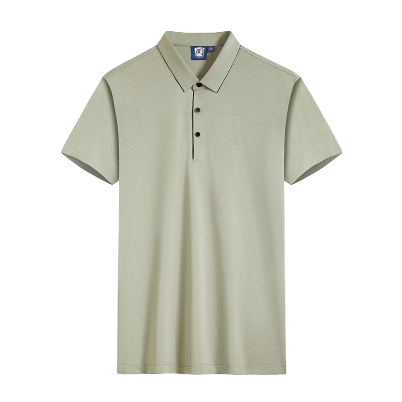 拉架珠地布短袖翻领T恤 EV21128