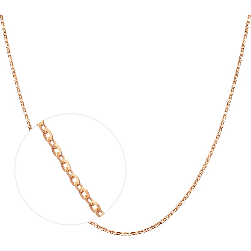 周生生(CHOW SANG SANG)18K红色黄金项链素链04800N18KR定价