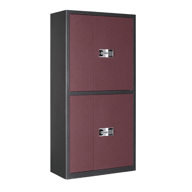 [红心家居]铁柜大门柜资料档案保密柜加厚指纹电子锁密码锁保密文件柜