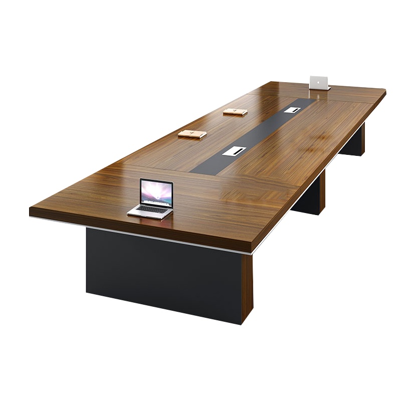 三金鑫 办公家具简约 会议桌2.4米 简约现代大型板式培训桌长方形长条桌办公桌