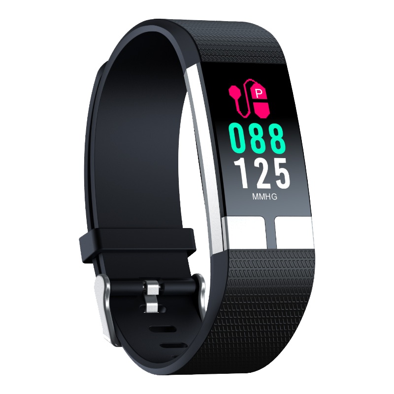 [精准度跃升]dido血压智能手环男运动监测高器心率心电图老人心脏心跳睡眠健康防水计步器手表女 G23黑色