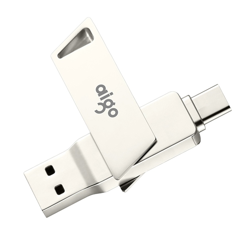爱国者 128GB Type-C USB3.0 手机U盘 U350 双接口手机电脑用
