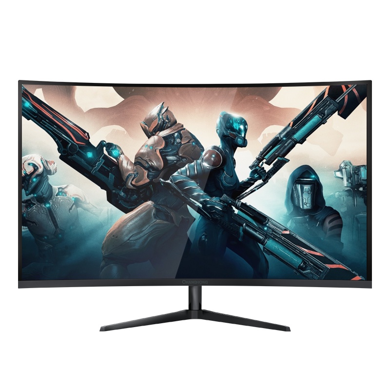 长虹(CHANGHONG) 32C630F 31.5英寸1080P金属窄边曲面 电脑显示器 75Hz电竞 HDMI VGA接口 黑色