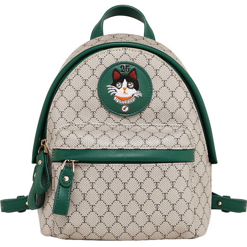 2019新款潮牌超火的双肩包女ins百搭小背包个性印花高中学生书包