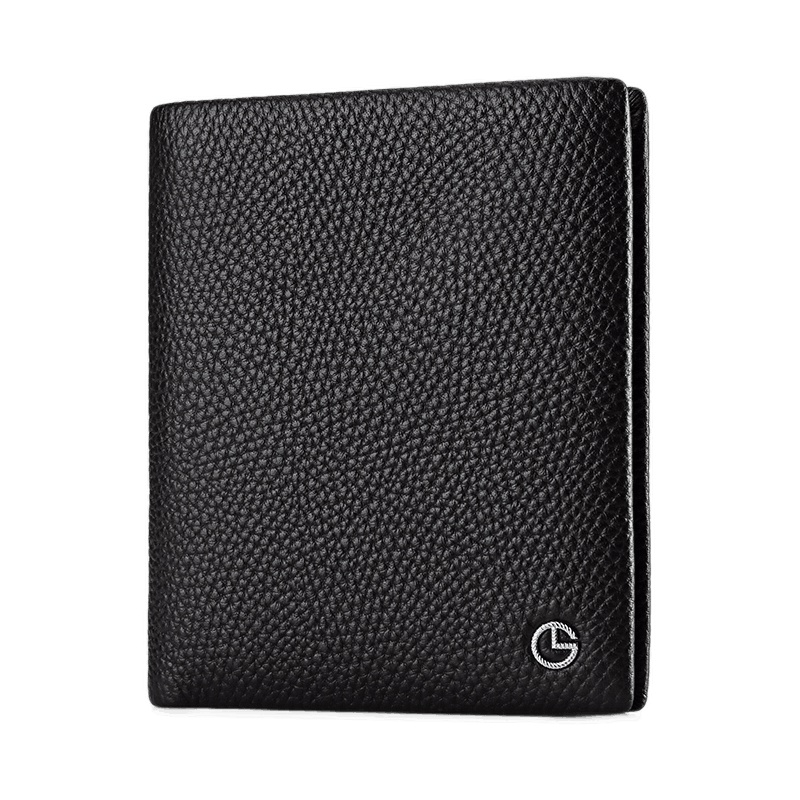 金利来(GOLDLION)男士钱包时尚潮流短款牛皮钱夹 多功能可拆卸卡包