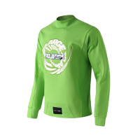 Lining李宁 荧光嫩绿男子套头无帽卫衣AWDND43