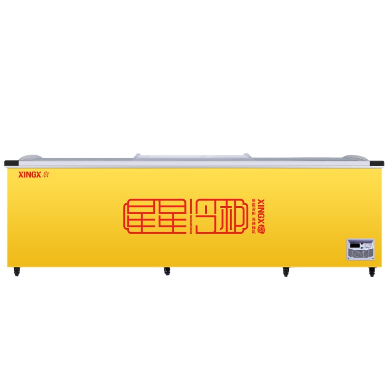 星星(XINGX) SD/SC-1500B 1430升 冰柜 冷柜 卧式展示柜 冰柜商用 推拉门 冷藏柜 冷冻柜 冷冻