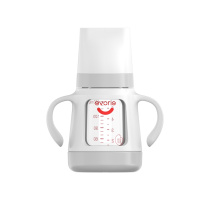 爱得利玻璃宽口径带保护套奶瓶160mL EA-303