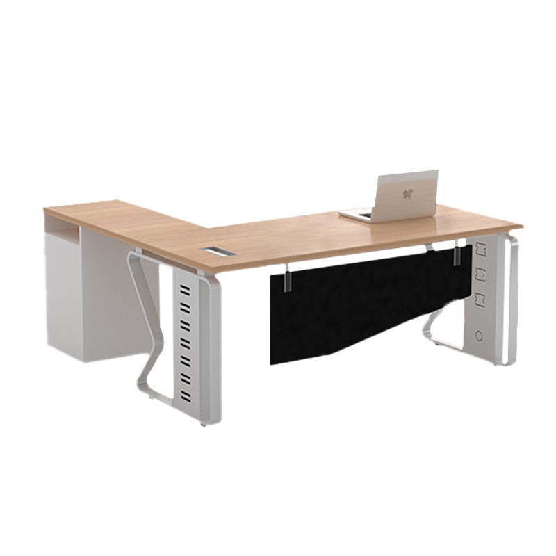 [理政]板式办公桌 简约现代 电脑桌 办公家具办公桌1.6m老板桌 大班台 主管桌 经理桌 电脑桌