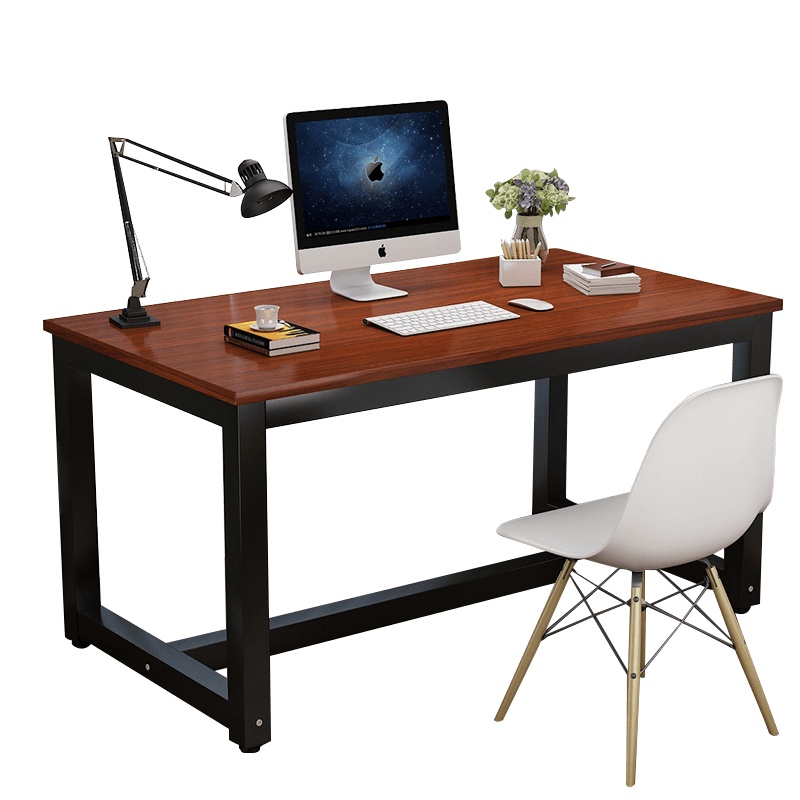铭威盾加固钢木电脑桌台式桌加长双人简约现代家用经济电竞卧室办公书桌[工厂现做 7天内发货]